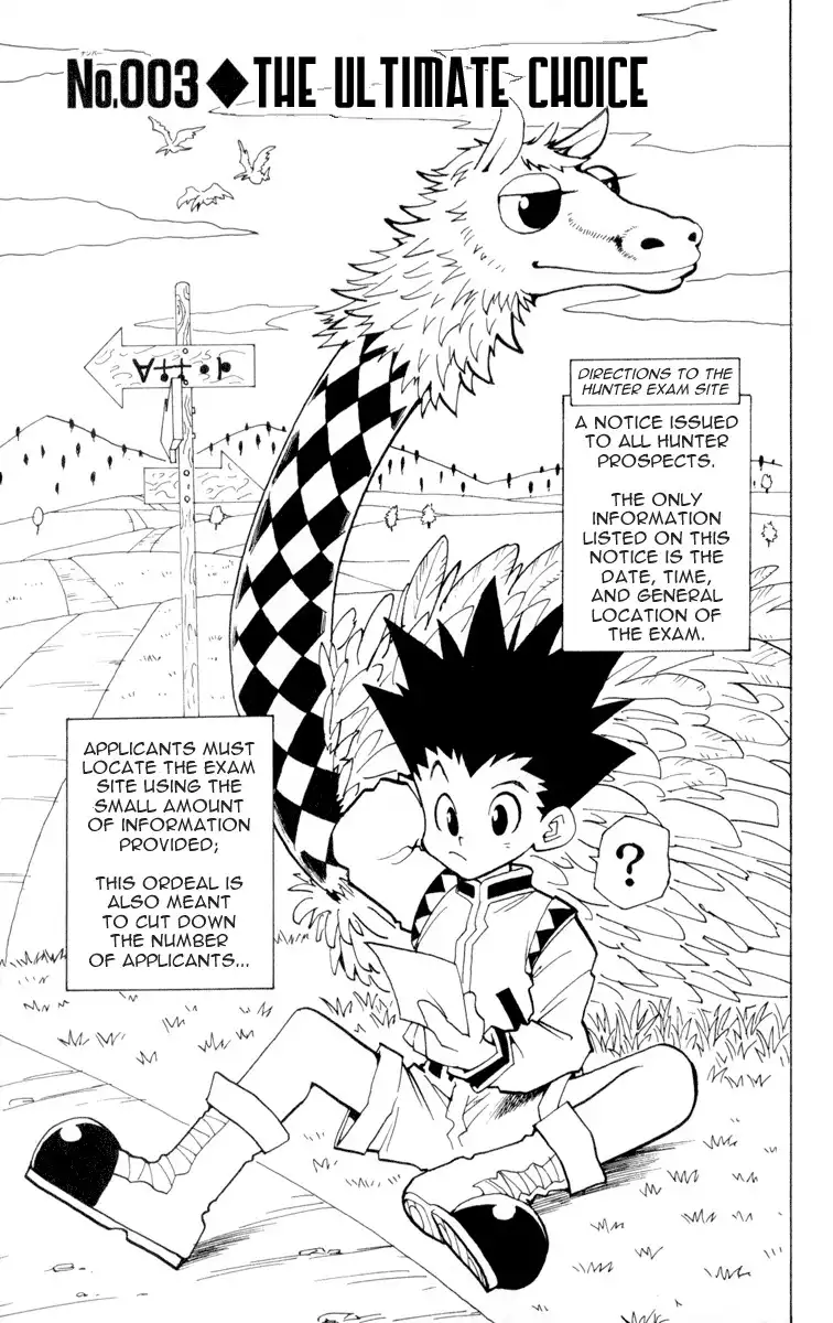 Hunter x Hunter Chapter 3 1